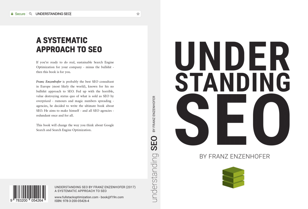 Cover von: Franz Enzenhofer, Understanding SEO