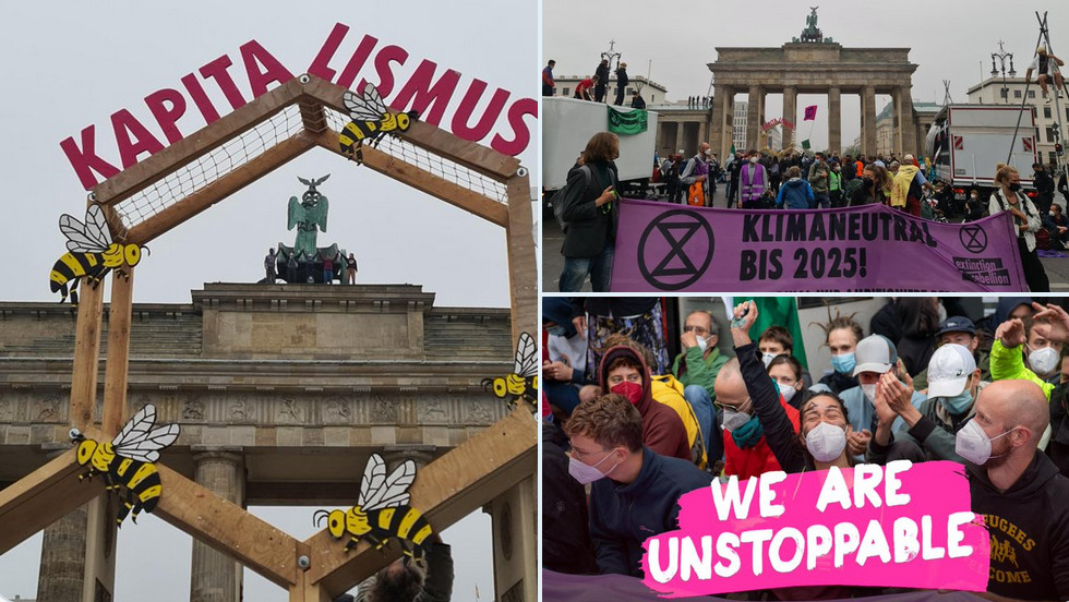 #augustriseup, Brandenburger Tor, Quelle: @SystemChange_, Twitter