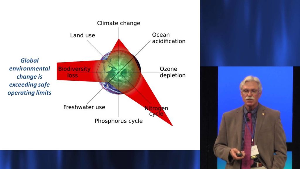 Stephen Mulkey hält die Keynote der Konferenz der Association for the Advancement of Sustainability in Higher Education 2015. Quelle: https://youtu.be/1VHHRrR4wWo